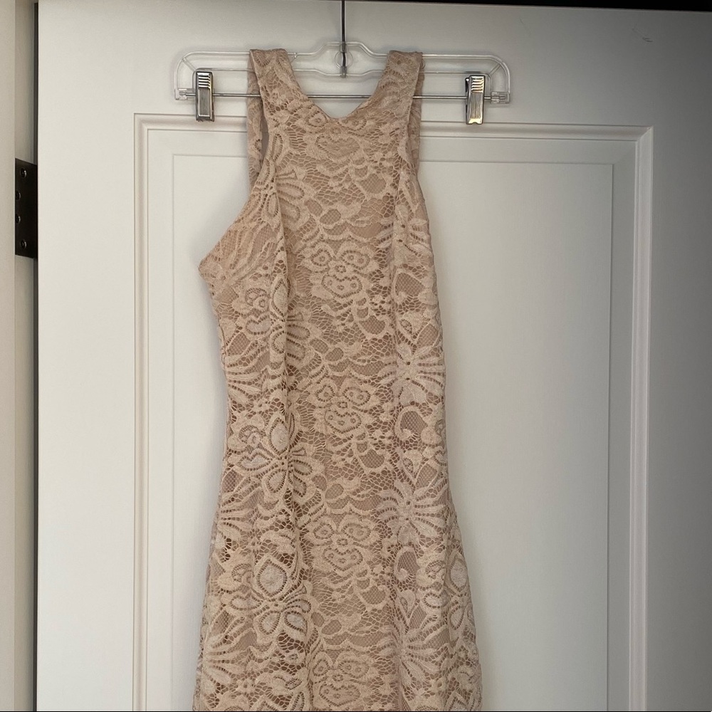 BCX gold sparkly dress